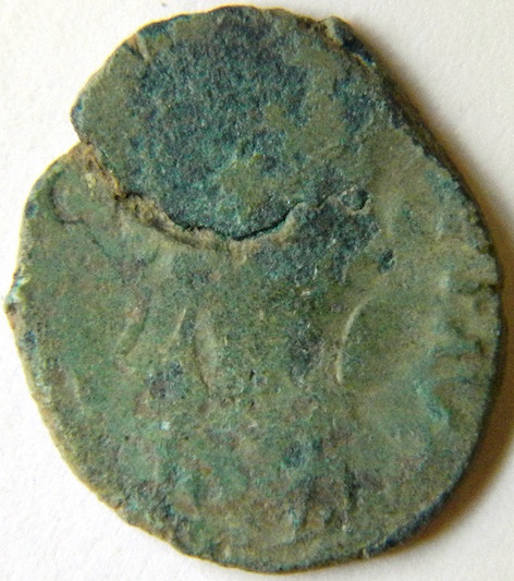 SINGOLO OGGETTO/ moneta, IV sec. d.C