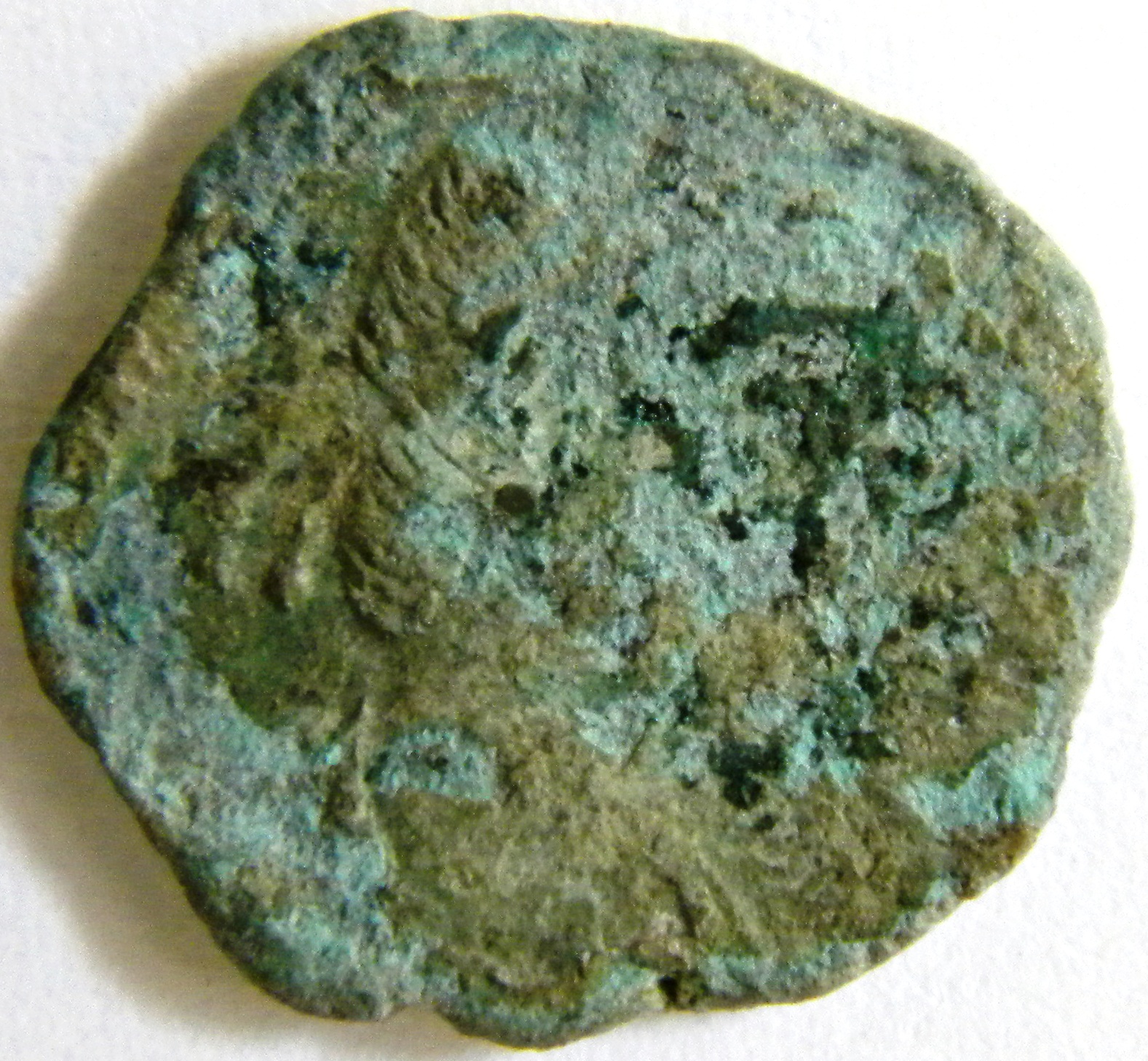 SINGOLO OGGETTO/ moneta, IV secolo d.C