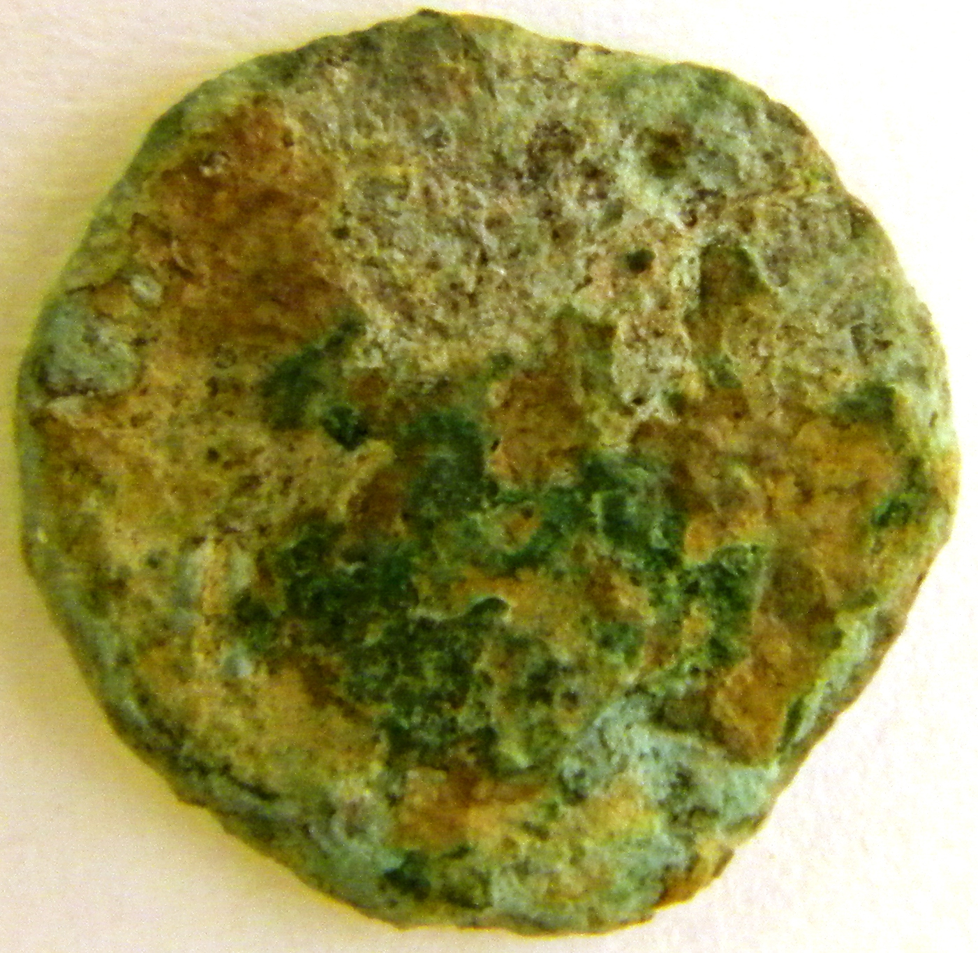 SINGOLO OGGETTO/ moneta, IV-V sec. d.C