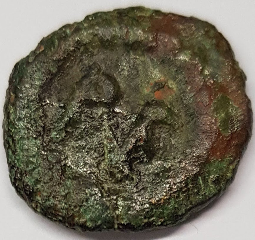 SINGOLO OGGETTO/ moneta, VI sec. d.C