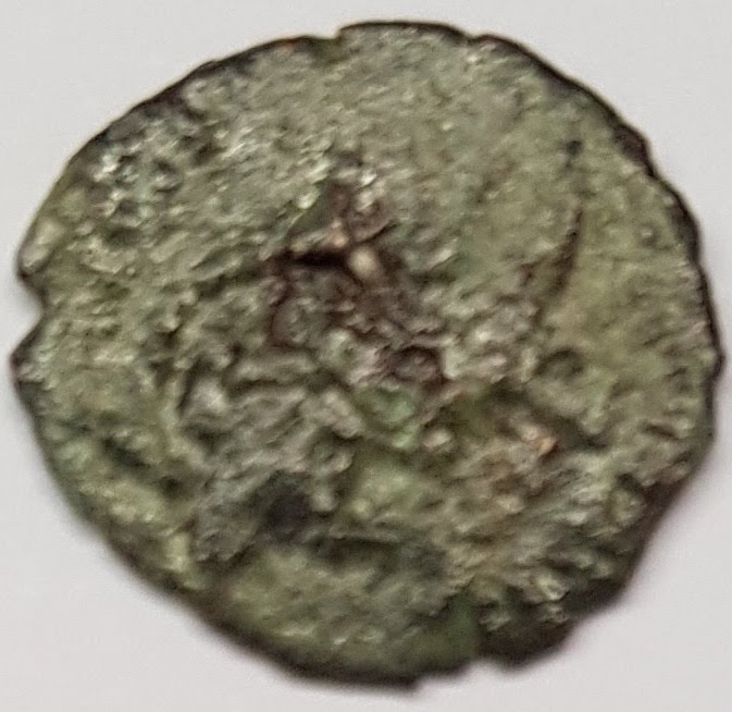 SINGOLO OGGETTO/ moneta, IV sec. d.C