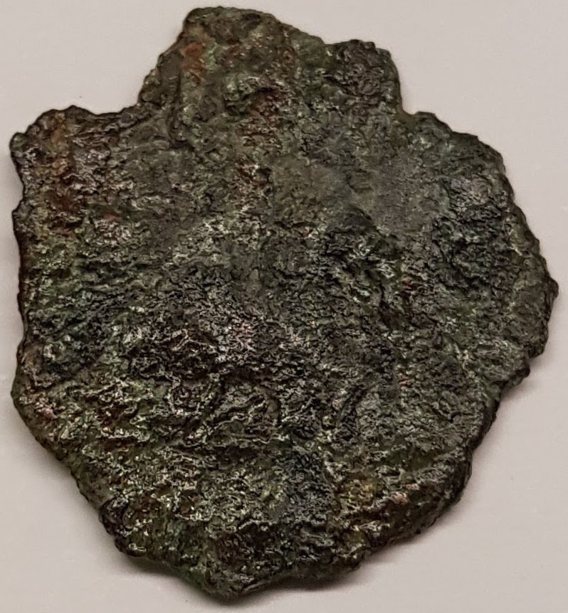 SINGOLO OGGETTO/ moneta, IV sec. d.C