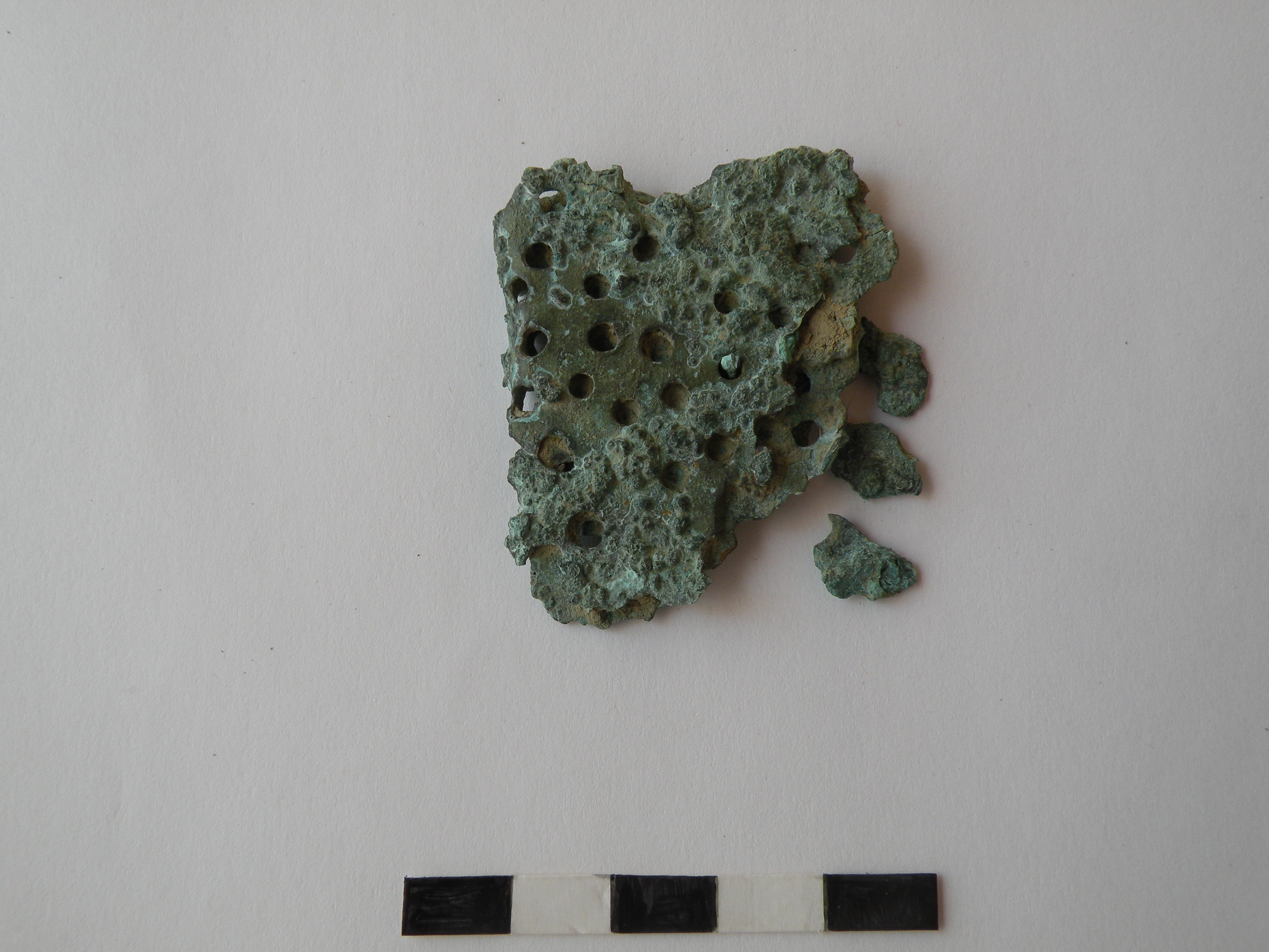 SINGOLO OGGETTO/ grattugia, VI-V sec. a. C