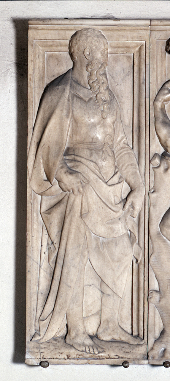 profeta (rilievo) di Bandinelli Bartolomeo detto Baccio Bandinelli, Bandini Giovanni detto Giovanni dell'Opera (sec. XVI)