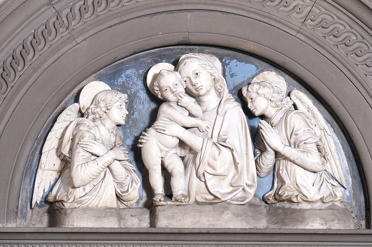 Madonna con Bambino (rilievo) di Della Robbia Andrea (ultimo quarto sec. XV)