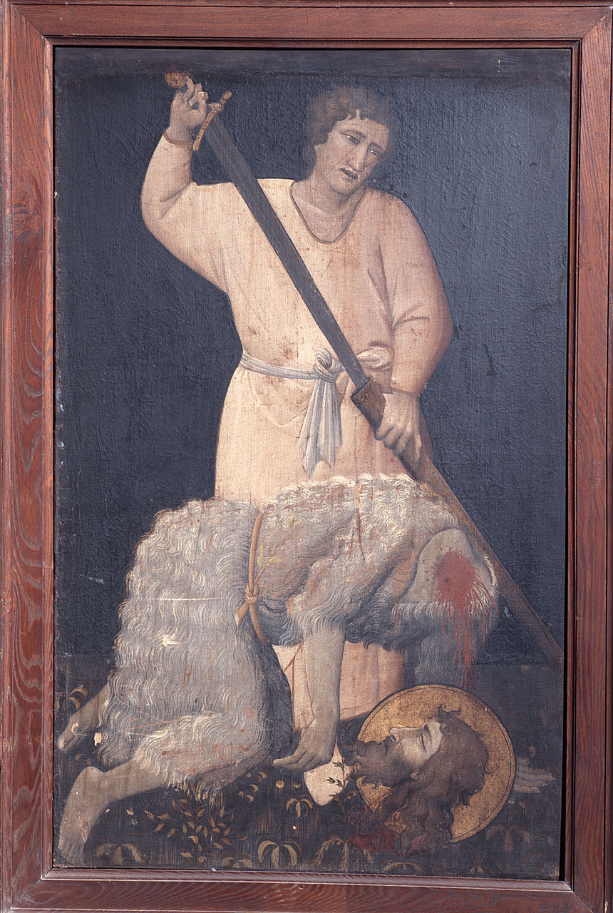 decapitazione di San Giovanni Battista (dipinto) - ambito fiorentino (sec. XV)