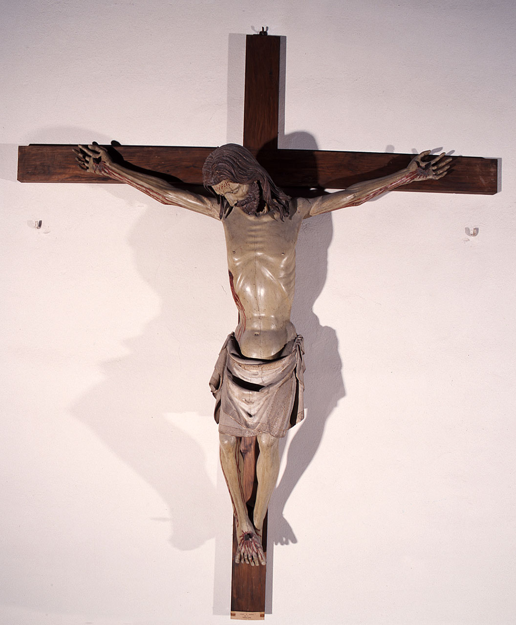 Cristo crocifisso (crocifisso) di Giovanni di Balduccio detto Giovanni da Pisa (sec. XIV)