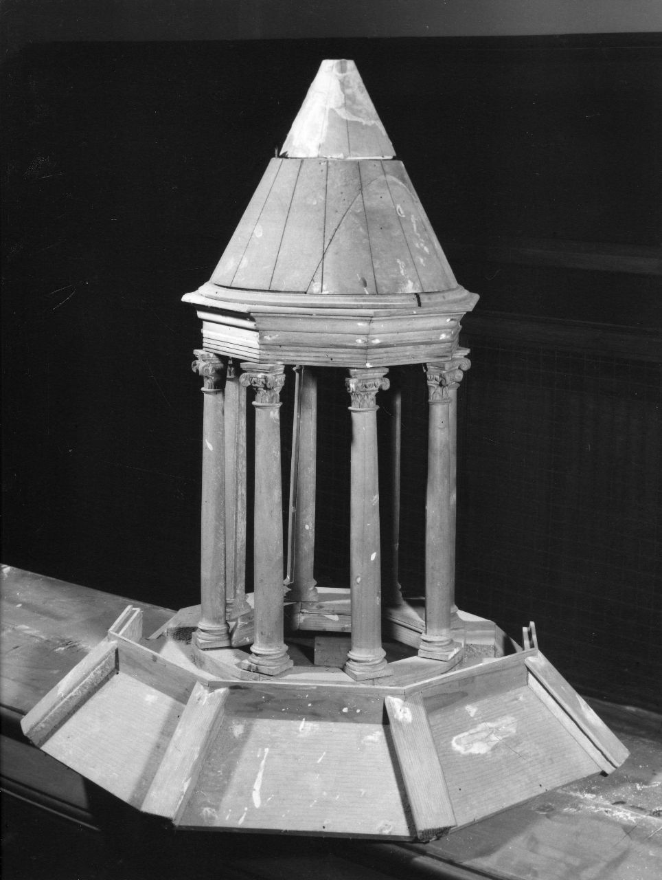 modello di lanterna del Battistero di Firenze (modello architettonico) - manifattura fiorentina (sec. XIX)