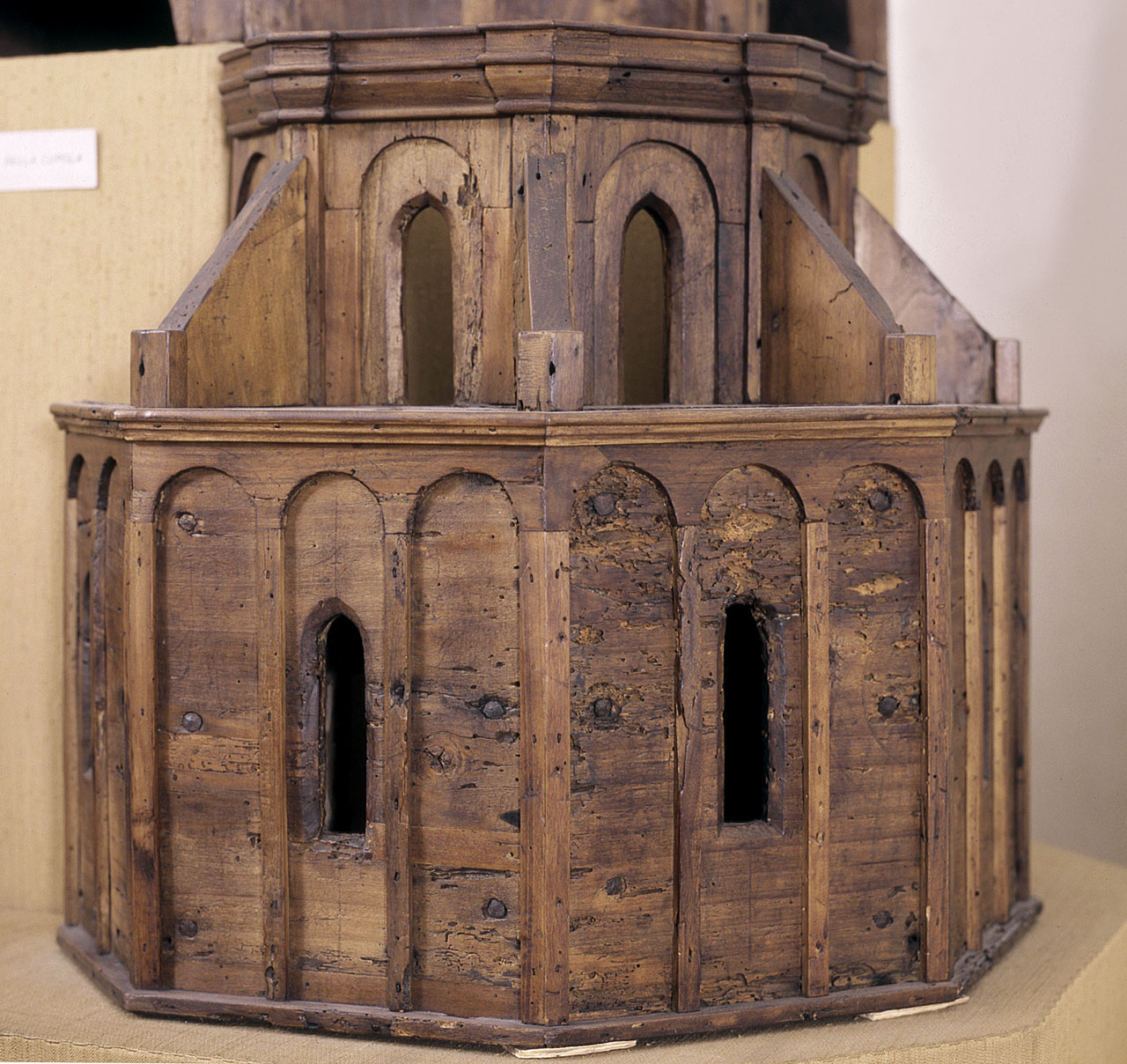 tribuna della cupola di S. Maria del Fiore (modellino architettonico) di Brunelleschi Filippo (secondo quarto sec. XV)