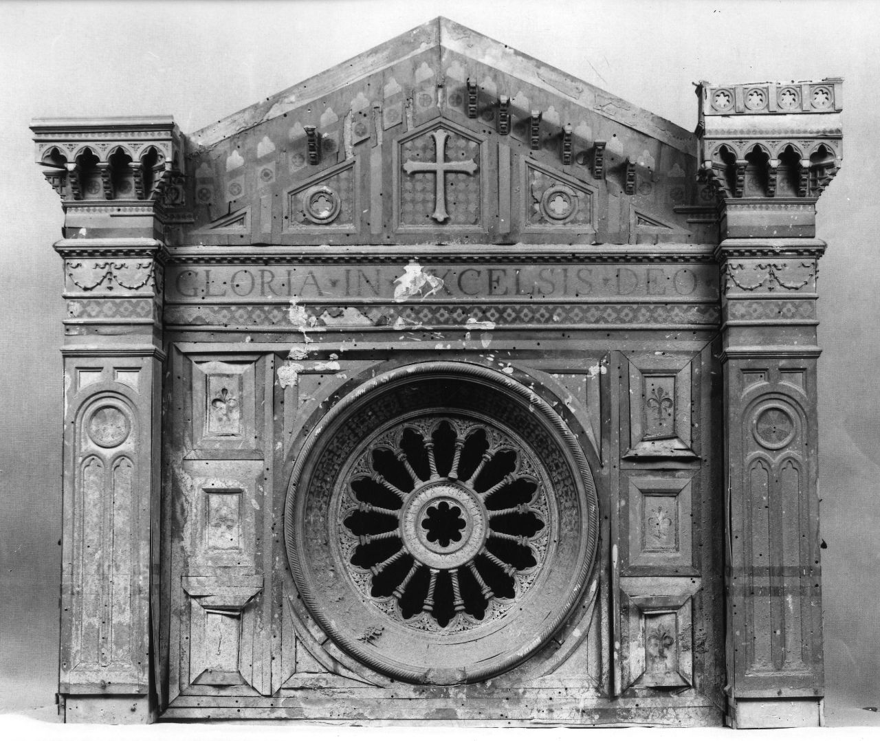 progetto per la facciata di Santa Maria del Fiore (modello architettonico) - manifattura fiorentina (seconda metà sec. XIX)