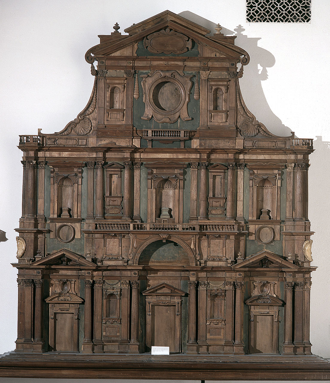 facciata della chiesa di S. Maria del Fiore (modellino architettonico) di Buontalenti Bernardo - manifattura fiorentina (ultimo quarto sec. XVI)