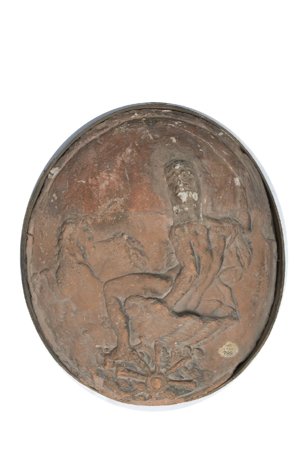 Nettuno sul carro come re del mare (rilievo, opera isolata) - ambito toscano (seconda metà sec. XVII)