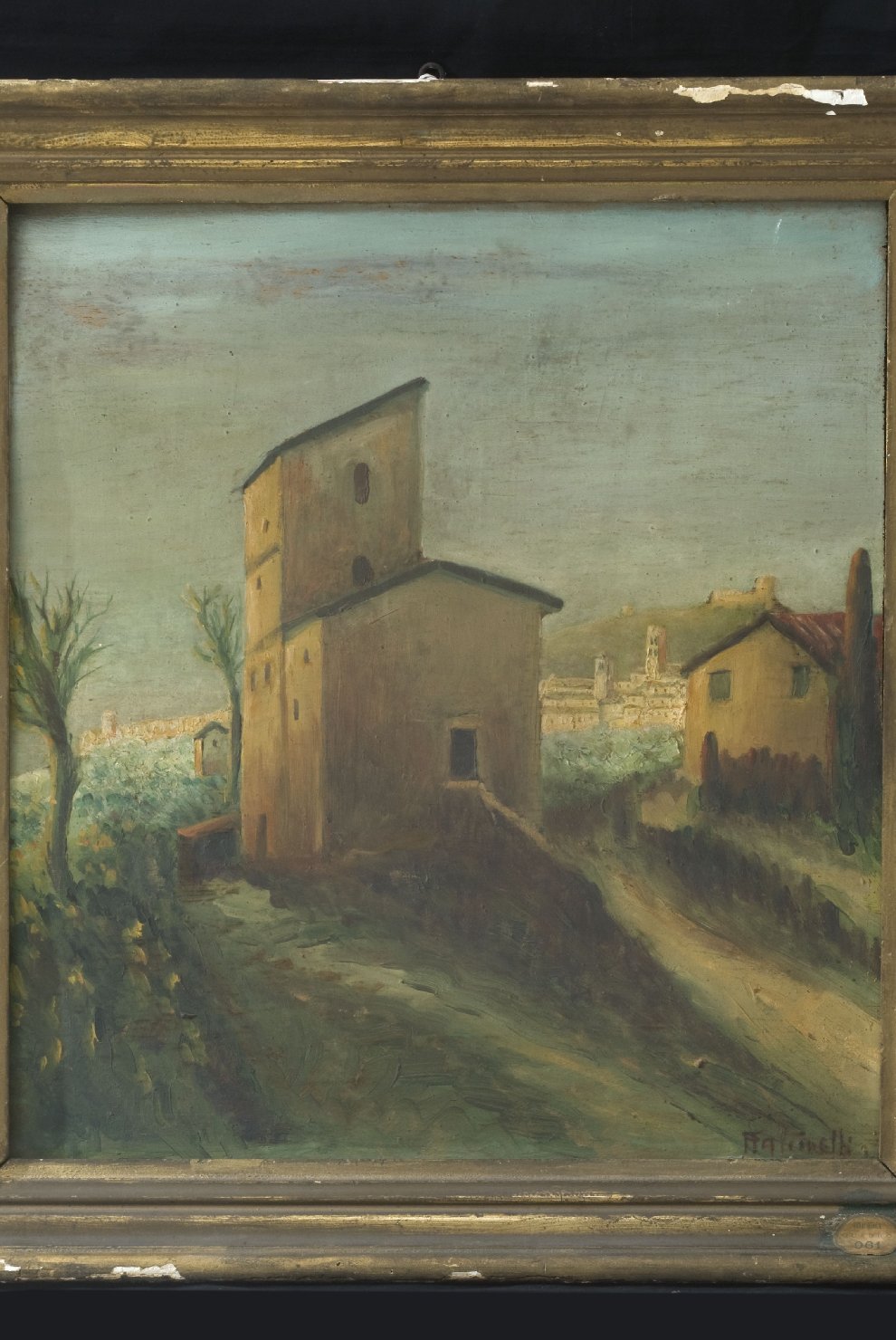 Paesaggio Umbro, paesaggio (dipinto, opera isolata) di Falcinelli, Pietro (metà sec. XX)
