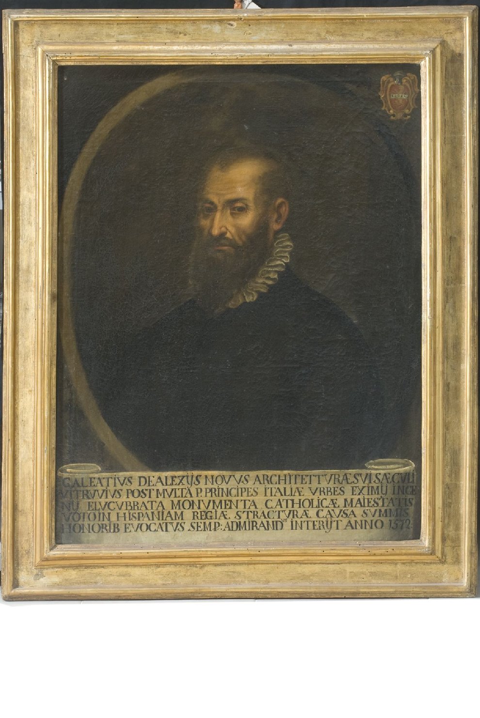 ritratto d'uomo (dipinto, elemento d'insieme) - ambito perugino (prima metà sec. XVII)