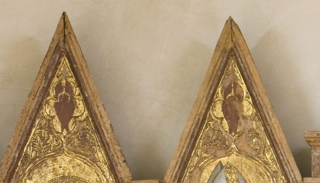 cori angelici: serafini (cimasa, elemento d'insieme) di Nelli Ottaviano (inizio sec. XV)