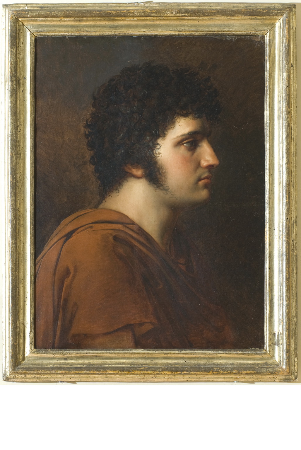 Ritratto di Gaetano Crivelli, ritratto di cantante (dipinto, opera isolata) di Wicar, Jean Baptiste Joseph (sec. XIX)