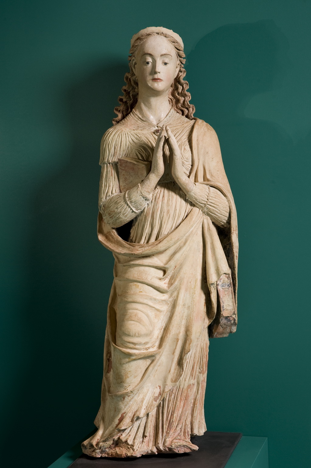 Santa Caterina d'Alessandria (statua, opera isolata) di Giacomo e Raffaele da Montereale (secondo quarto sec. XVI)