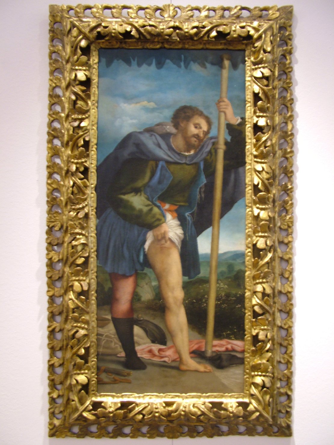 San Rocco (dipinto) di Lotto Lorenzo - ambito veneto (metà XVI)