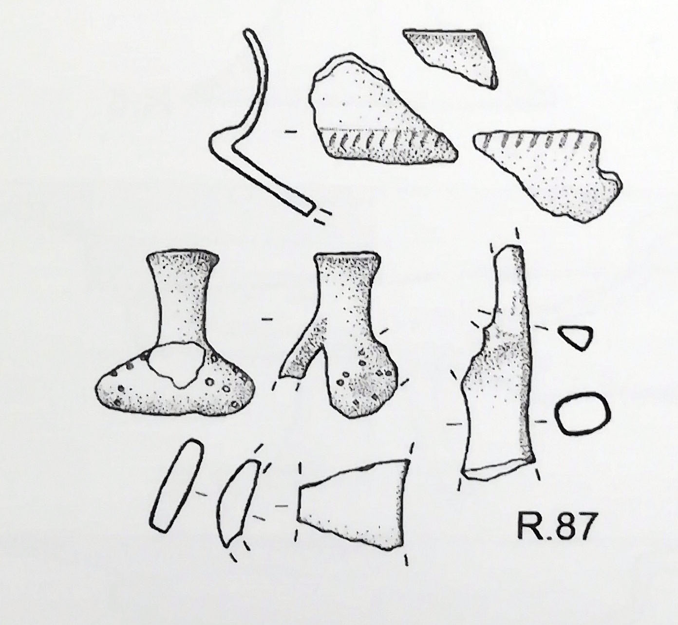 SINGOLO OGGETTO/ tazza, PERIODIZZAZIONI/ Protostoria/ Eta' del Ferro/ Prima eta' del Ferro