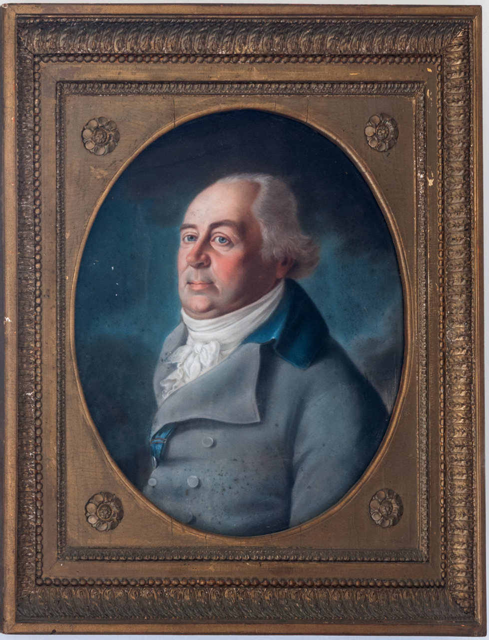 ritratto di uomo (dipinto, opera isolata) di Hiddemann, J (attribuito) - ambito europeo (XIX)