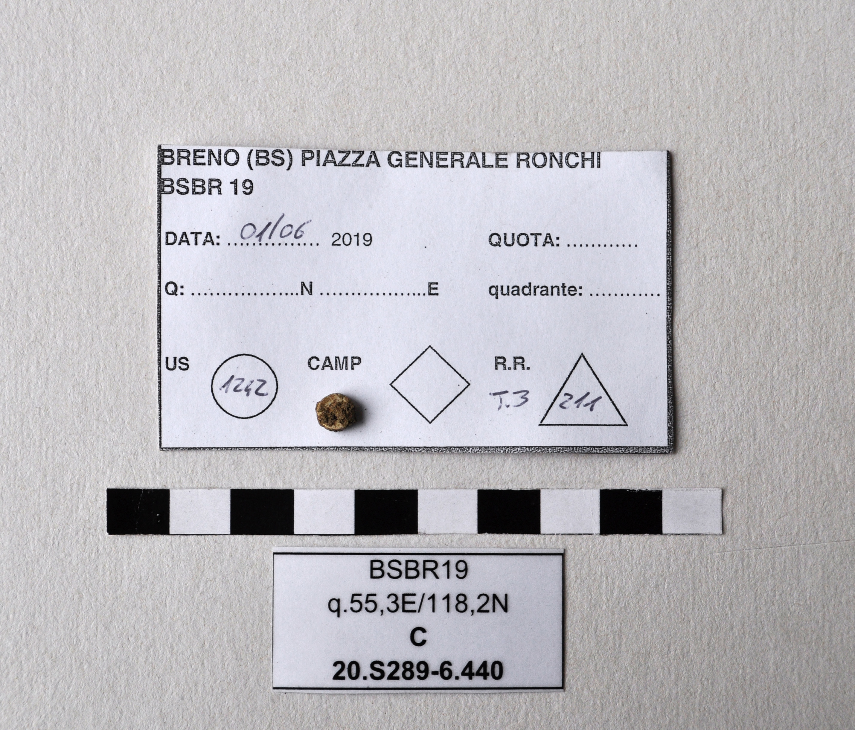 SINGOLO OGGETTO/ vago, PERIODIZZAZIONI/ Preistoria/ Eta' del Rame