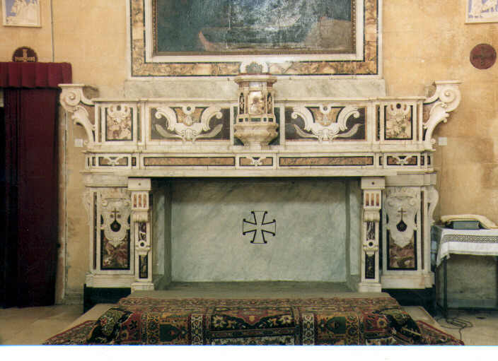 altare maggiore - ambito Italia meridionale (secc. XVIII/ XIX)