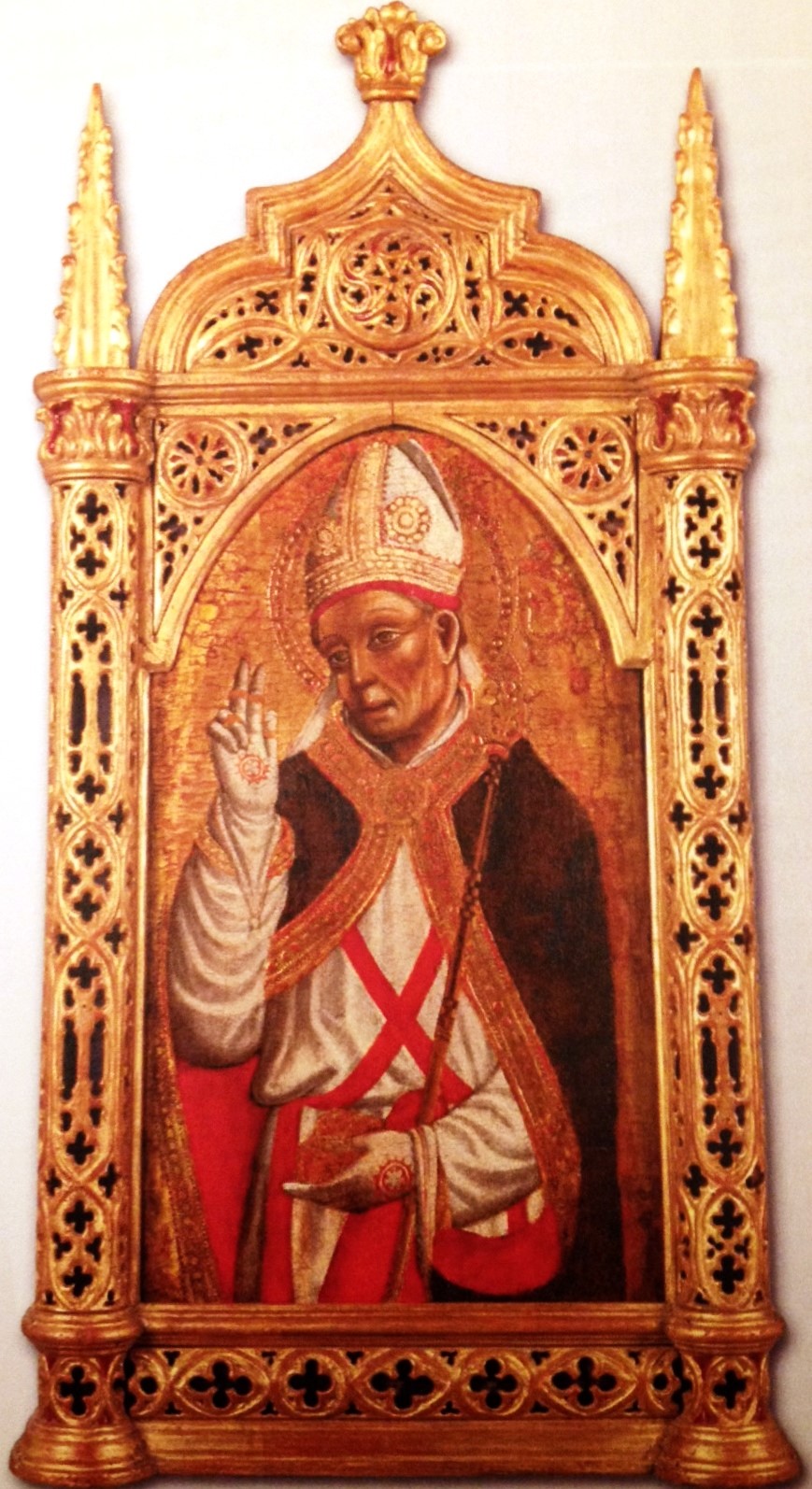 San Nicola di Bari (dipinto, opera isolata) di Biazaci Tommaso (seconda metà XV)