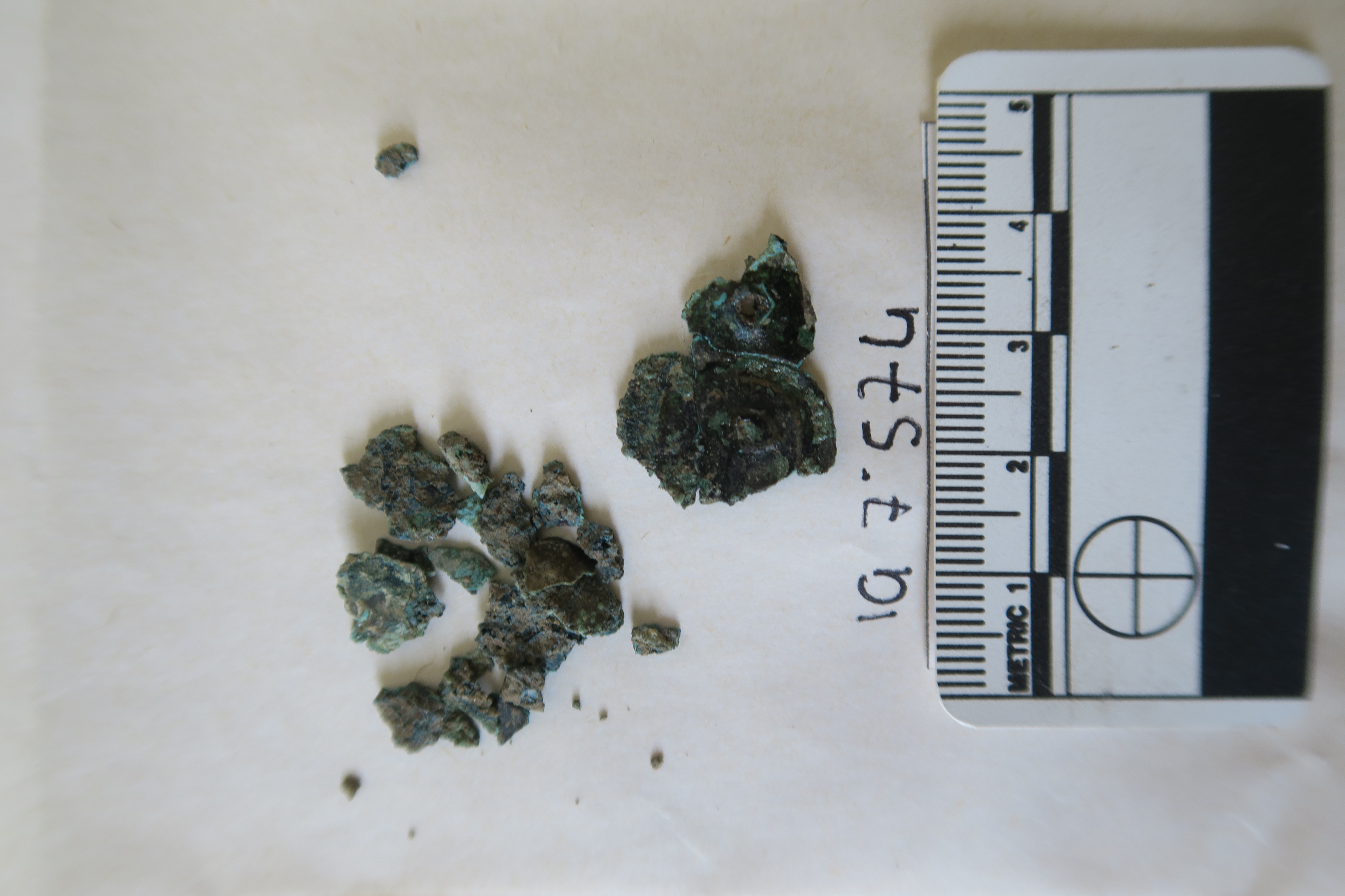 SINGOLO OGGETTO/ lamina, PERIODIZZAZIONI/ Protostoria/ Eta' del Ferro/ Seconda eta' del Ferro