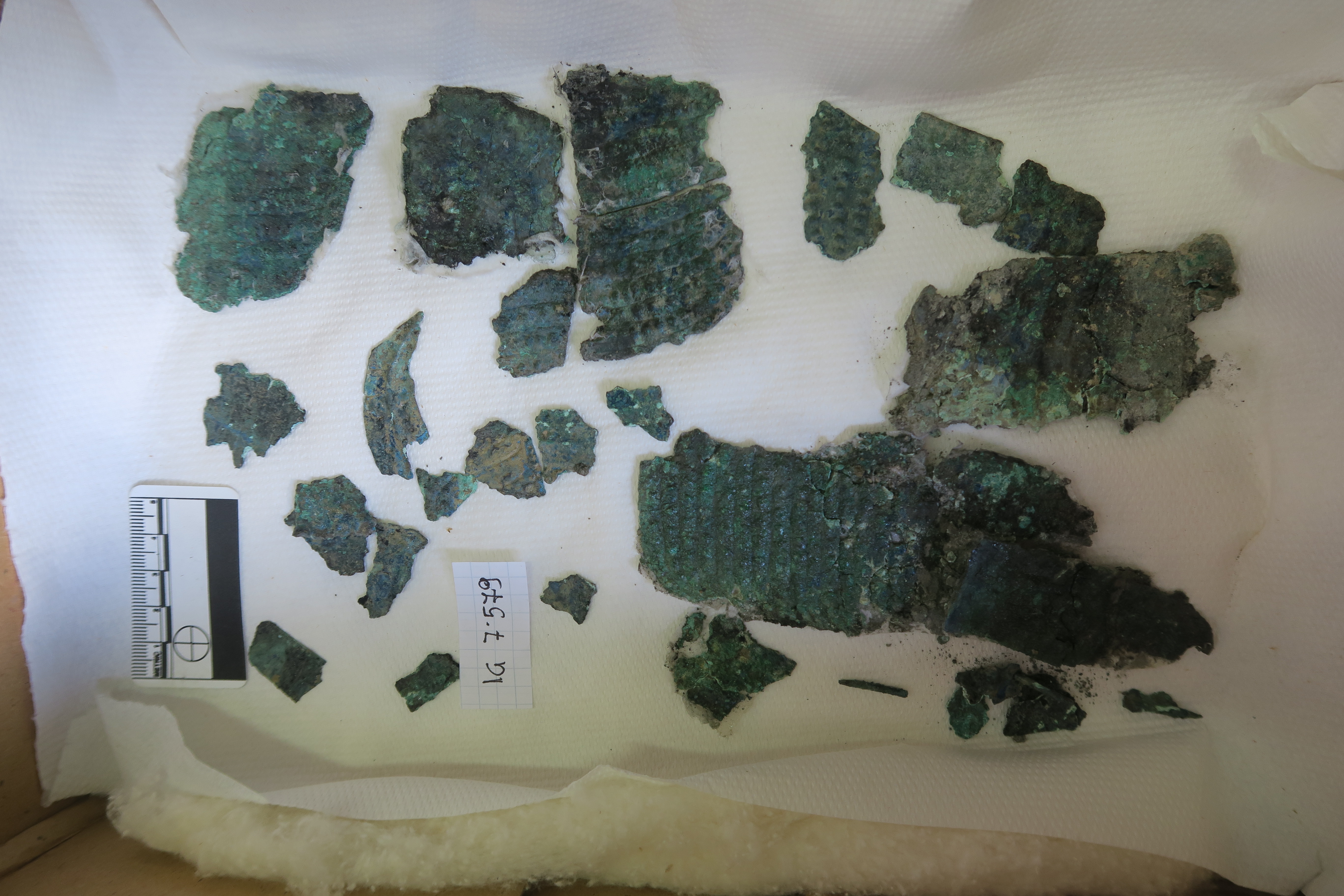 SINGOLO OGGETTO/ lamina, PERIODIZZAZIONI/ Protostoria/ Eta' del Ferro/ Seconda eta' del Ferro