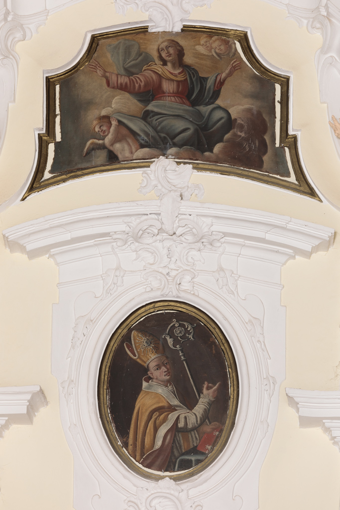 San Ludovico di Tolosa (dipinto, elemento d'insieme) di Rossi Vincenzo da Bagnoli (attribuito) (ultimo quarto sec. XVIII)