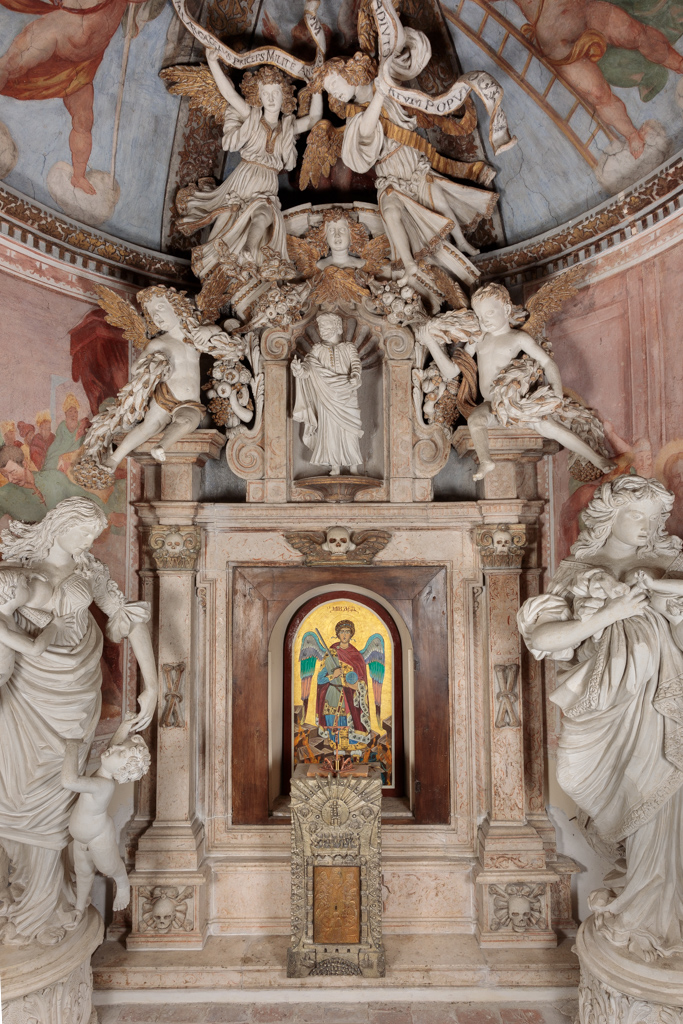 San Giuseppe, Teschio, Ossa (dossale, elemento d'insieme) - ambito Italia meridionale (primo quarto sec. XVII)