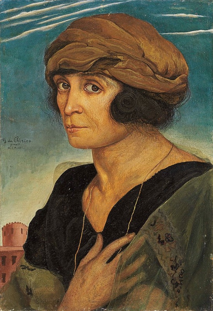Amelia, ritratto di Amelia Della Pergola Bontempelli (dipinto) di De Chirico Giorgio (primo quarto XX)