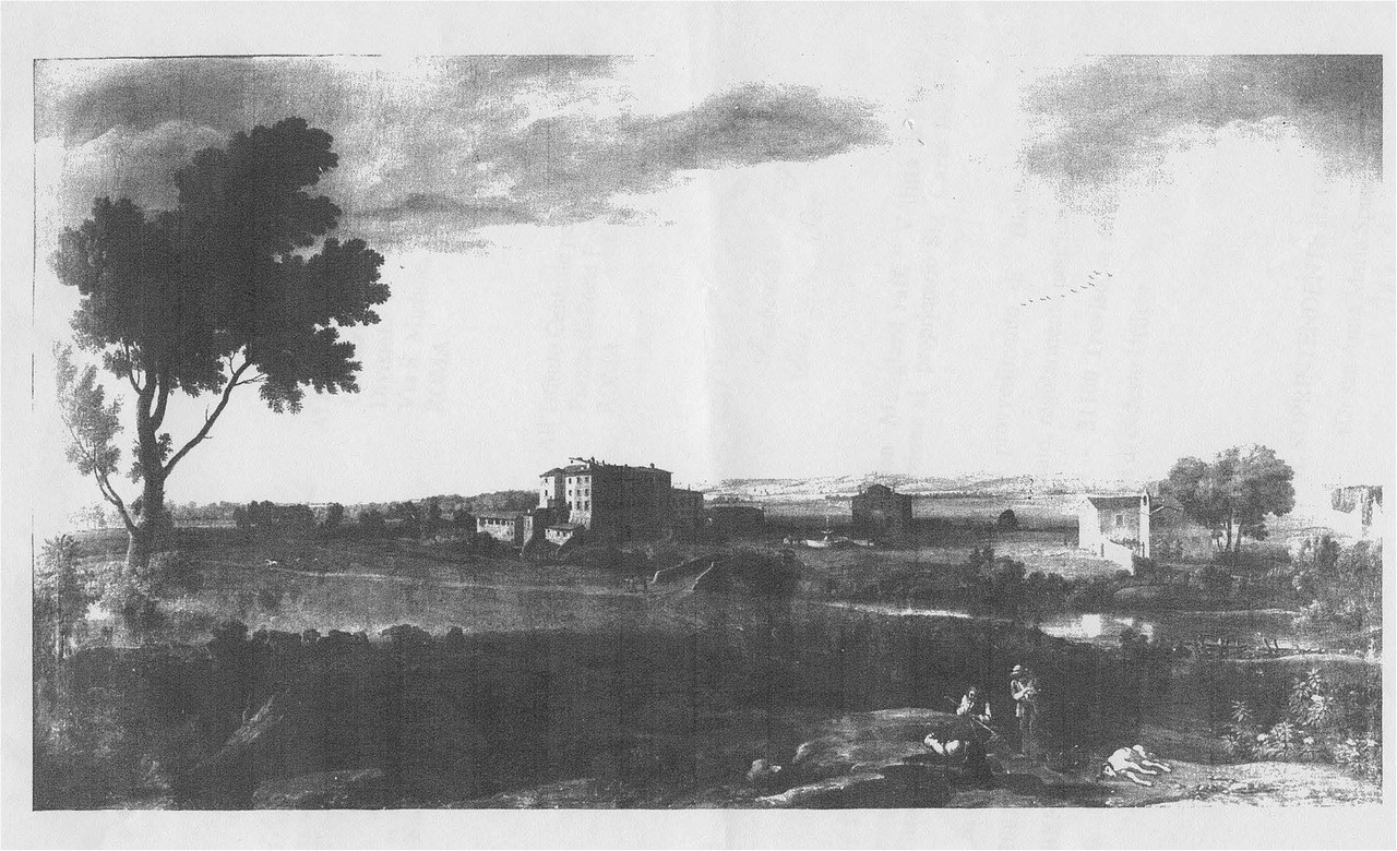 veduta di Maccarese (dipinto) di Manglard Adrien (secondo quarto XVIII)