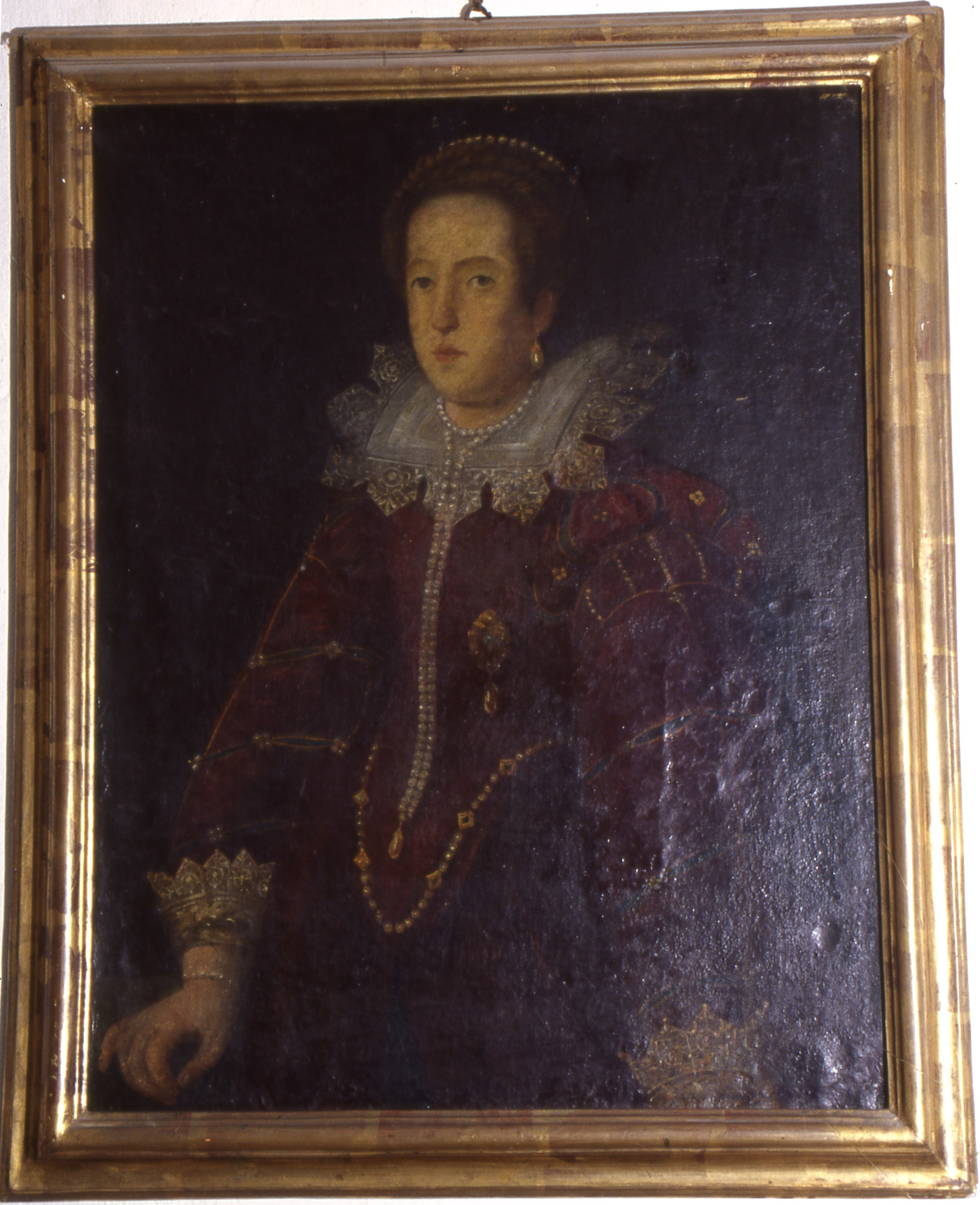 ritratto di nobildonna (dipinto, opera isolata) - ambito italiano (XVII)