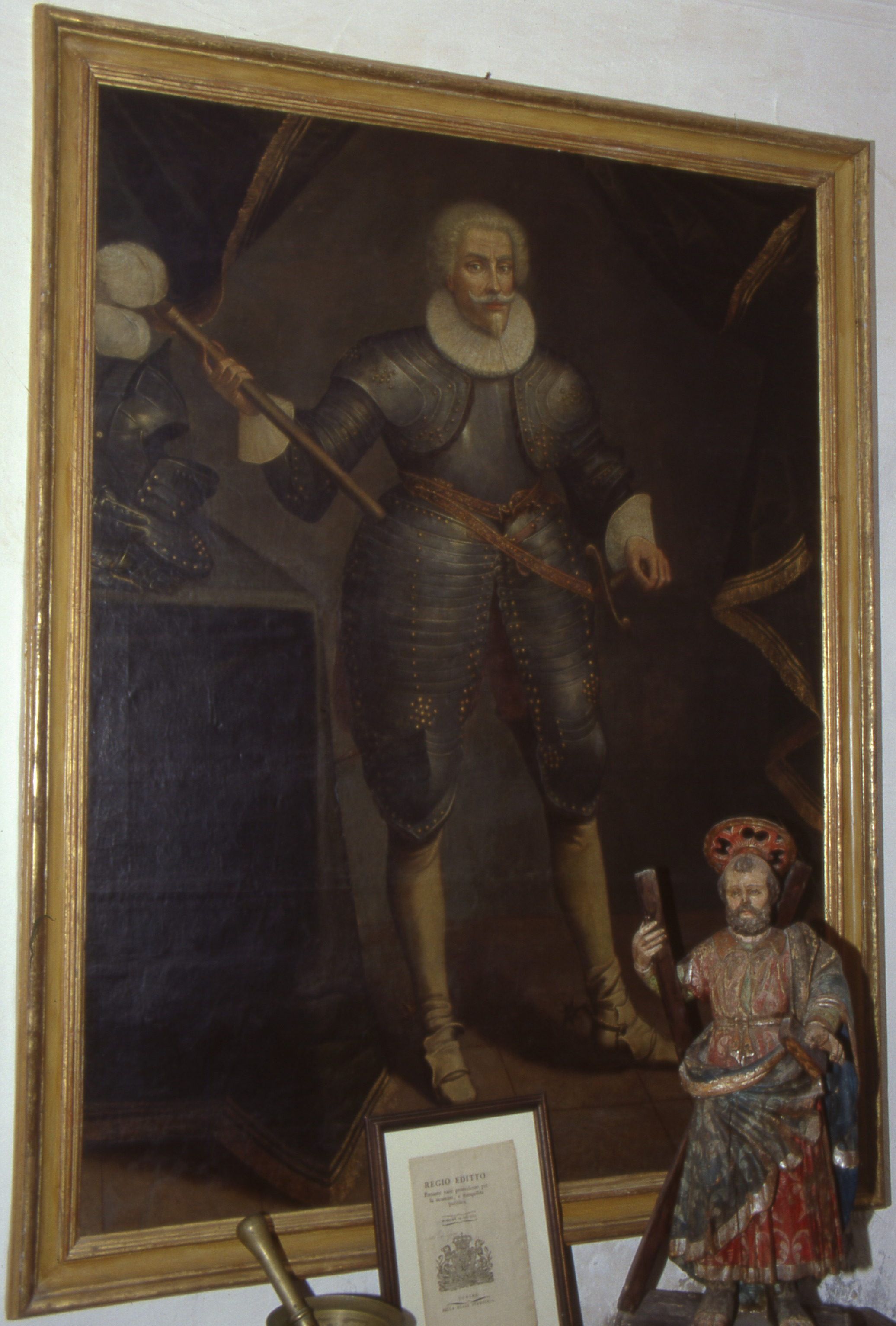 ritratto di nobiluomo (dipinto, opera isolata) - ambito italiano (XVII)