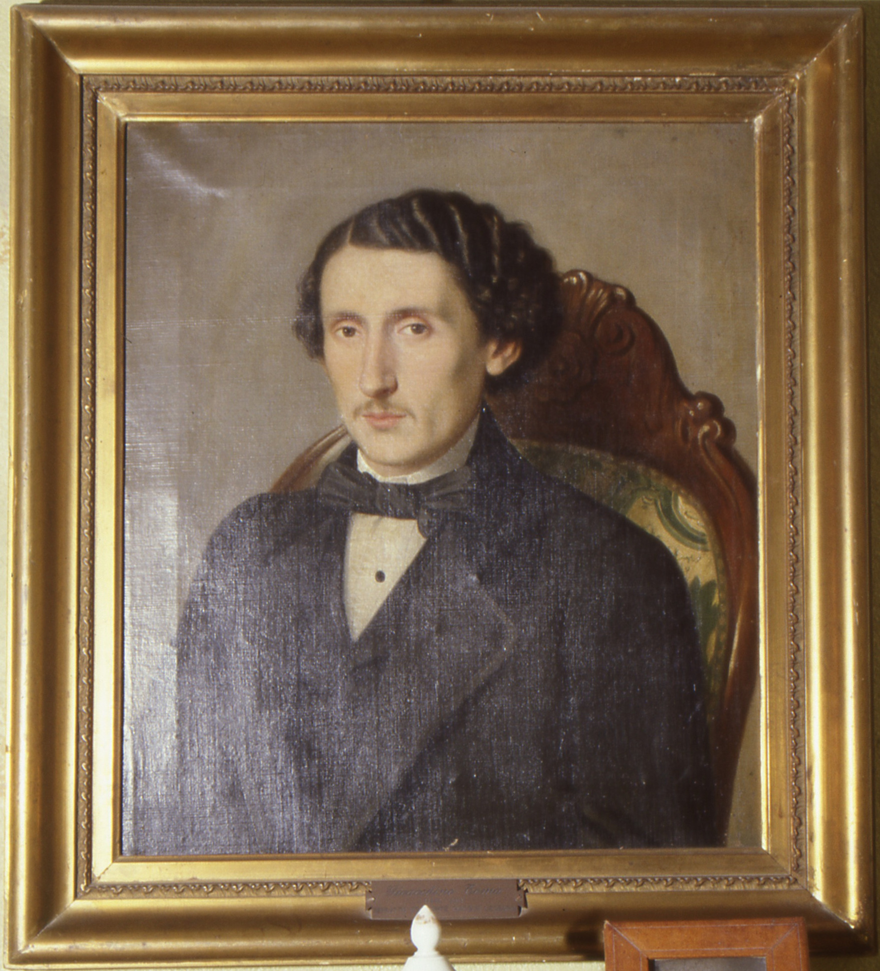 ritratto di uomo (dipinto, opera isolata) - ambito italiano (seconda metà XIX)