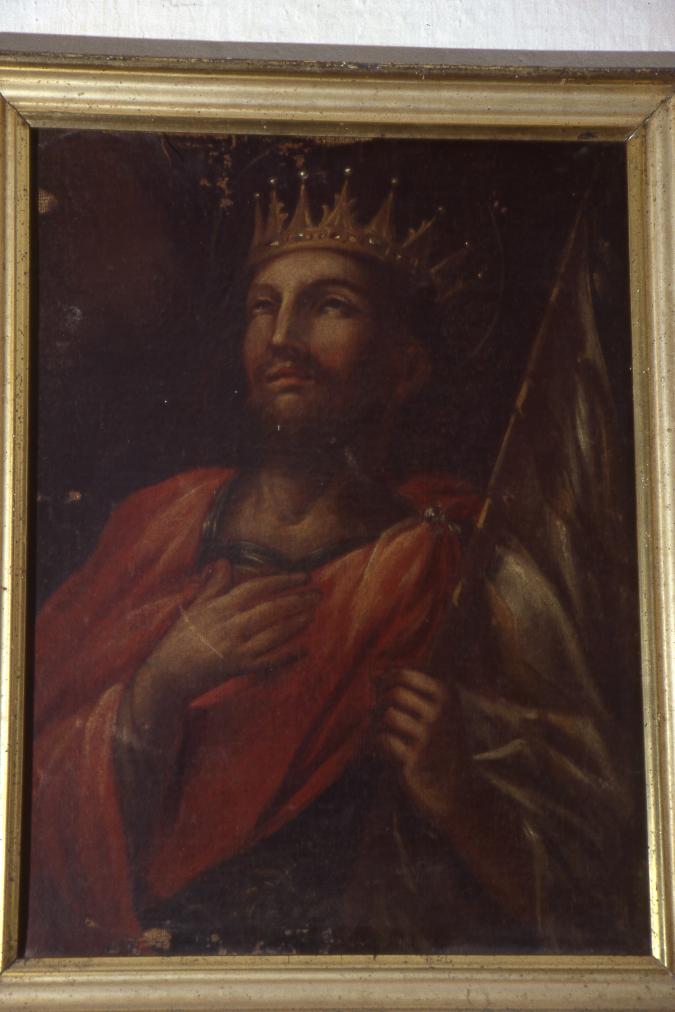 Re David (dipinto, opera isolata) - ambito sardo (XVII)