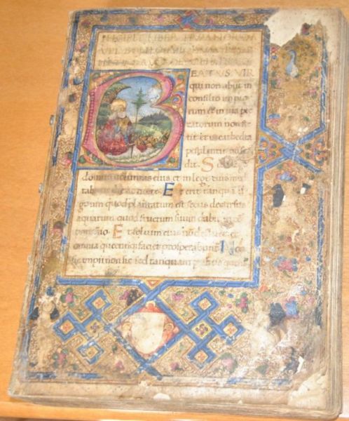 Salterio di Re David (salterio, opera isolata) di Felice Matteo (attribuito) (terzo quarto XV)