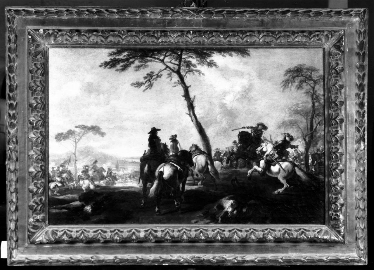 adunata prima della Battaglia (dipinto) di Reschi Pandolfo (seconda metà sec. XVII)
