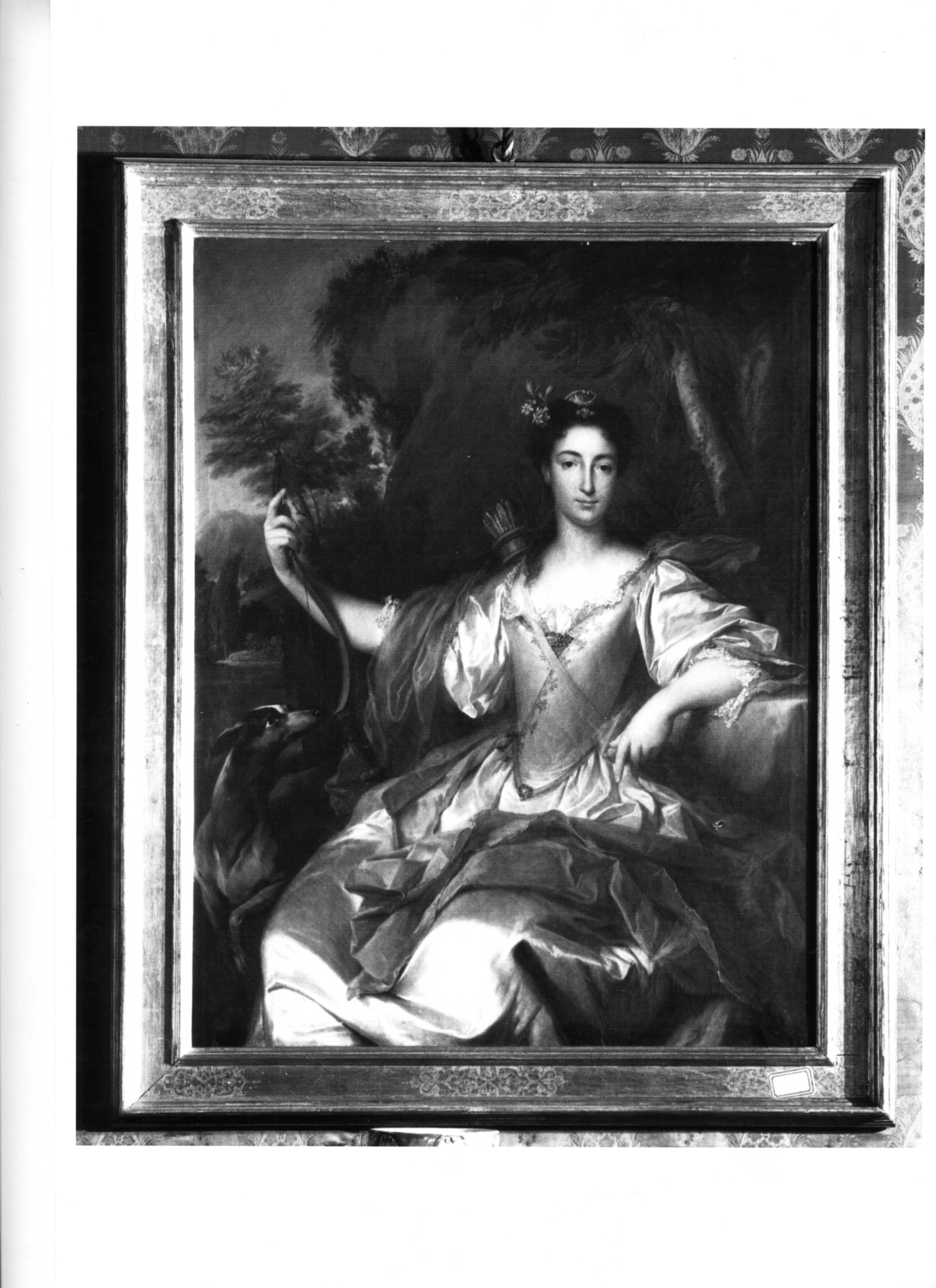 ritratto di Ottavia Strozzi in veste di Diana (dipinto) di Delobel Nicolas (secondo quarto sec. XVIII)