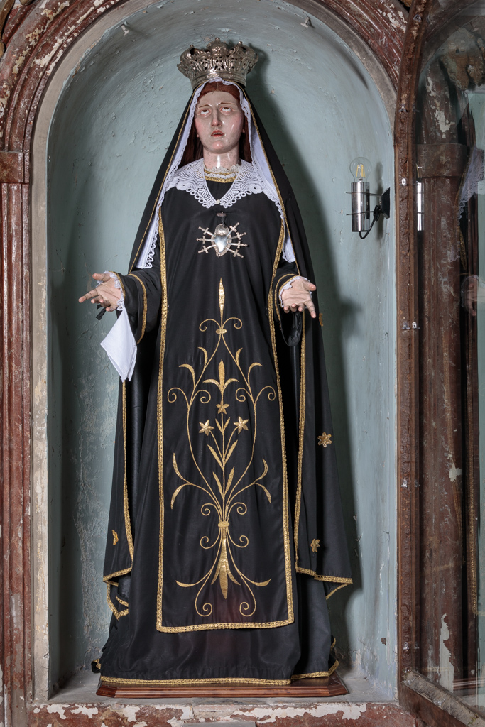 Madonna Addolorata (manichino processionale) - bottega napoletana (XIX)