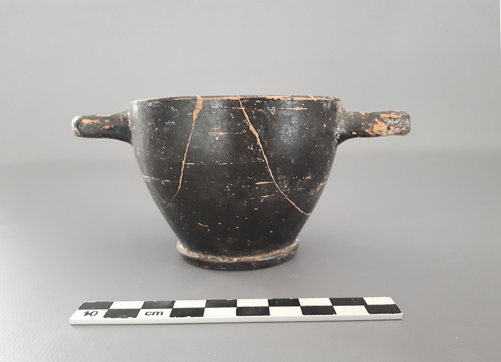 SINGOLO OGGETTO/ skyphos, SECOLI/ ARCHI DI SECOLI/ V a.C.-IV a.C
