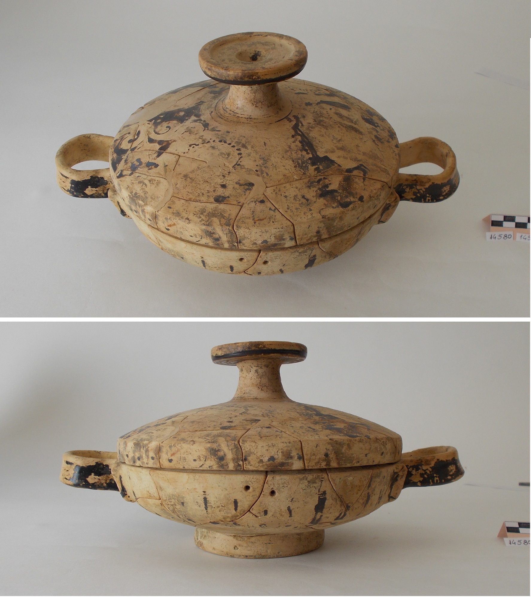 lekane - produzione adriese ? (seconda metà sec. IV a.C)