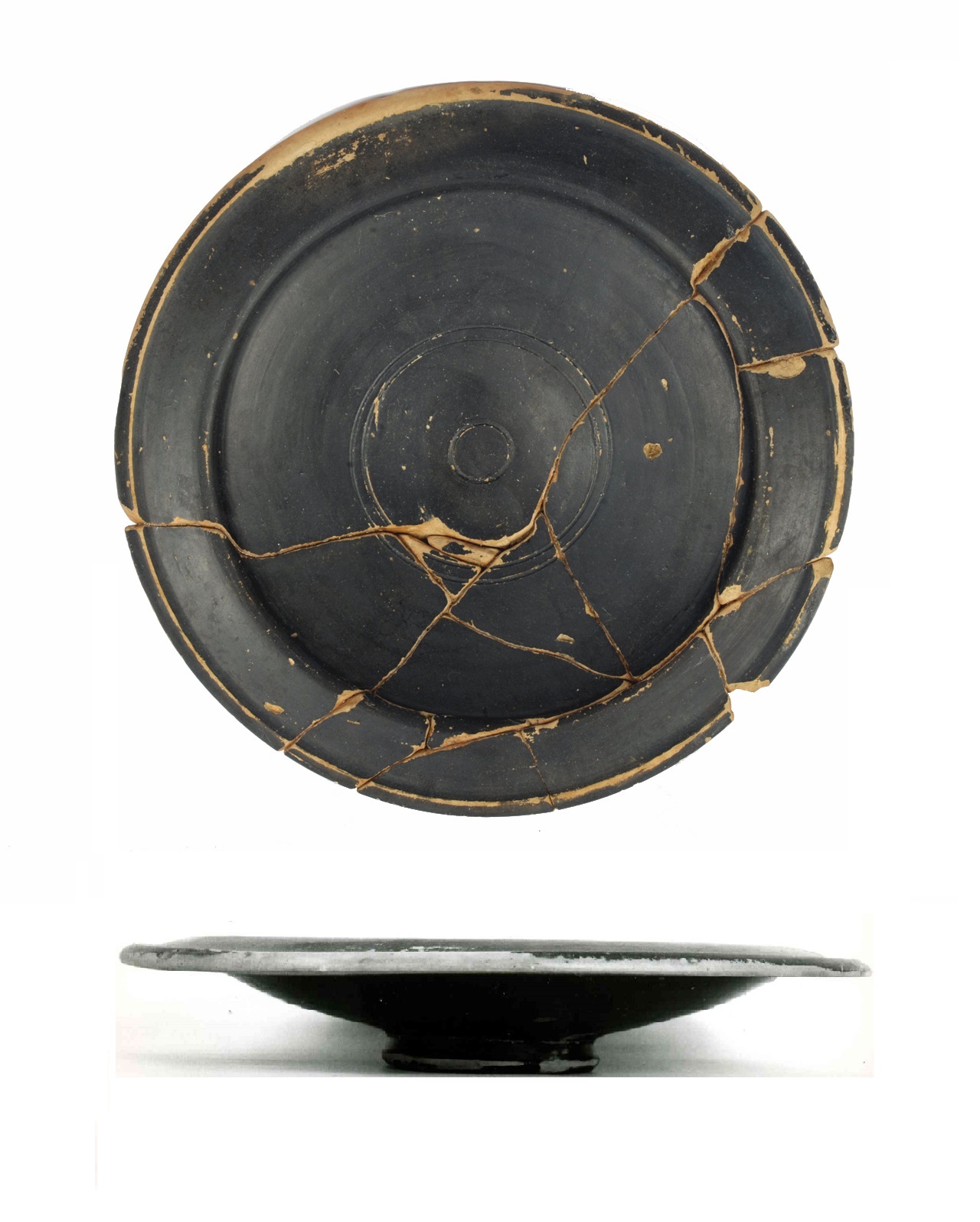 Piatto, Lamboglia,6/ Morel, 1441-1443 - produzione locale (sec. II a.C)