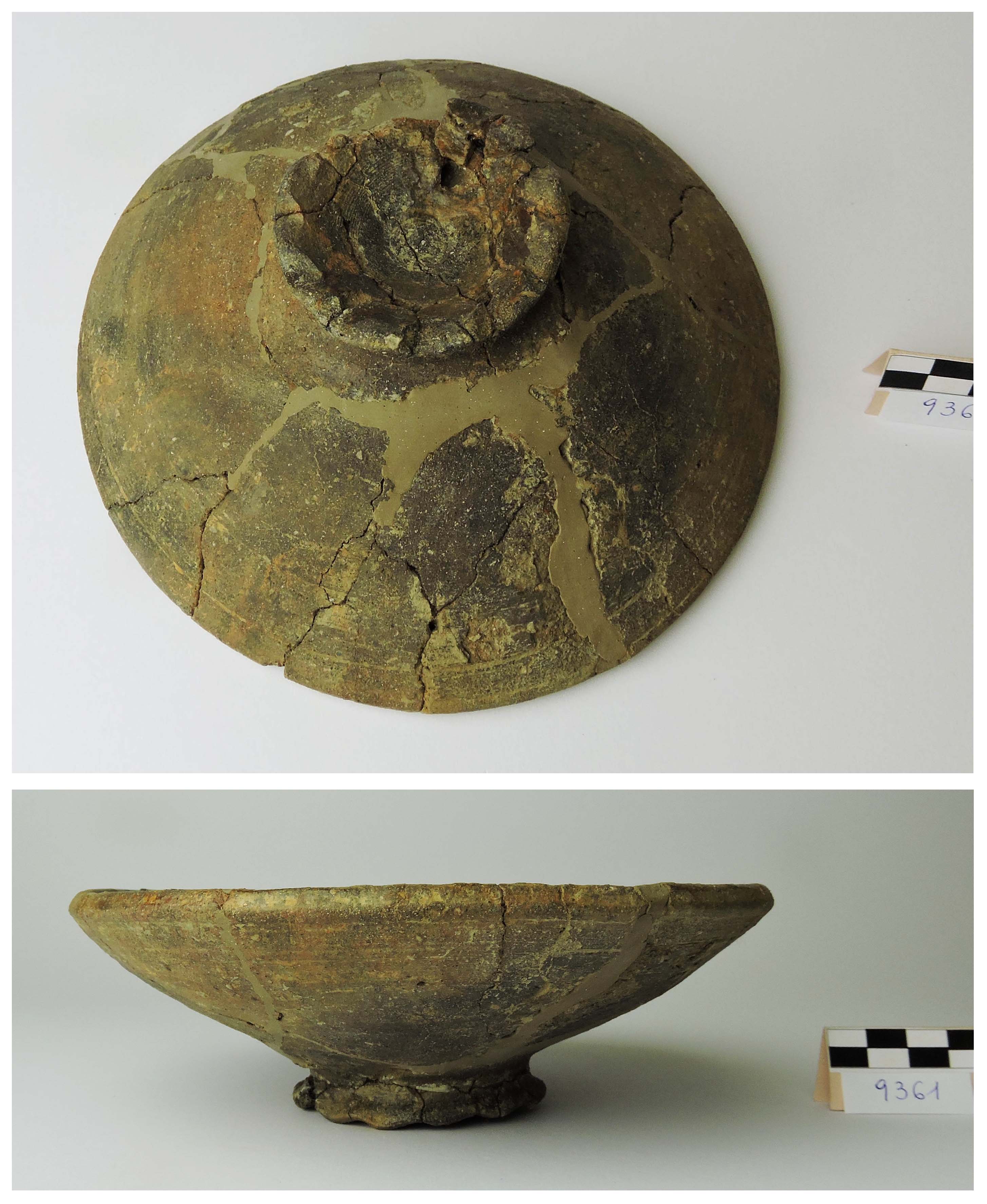 ciotola coperchio - produzione locale (seconda metà secc. III/ II a.C)