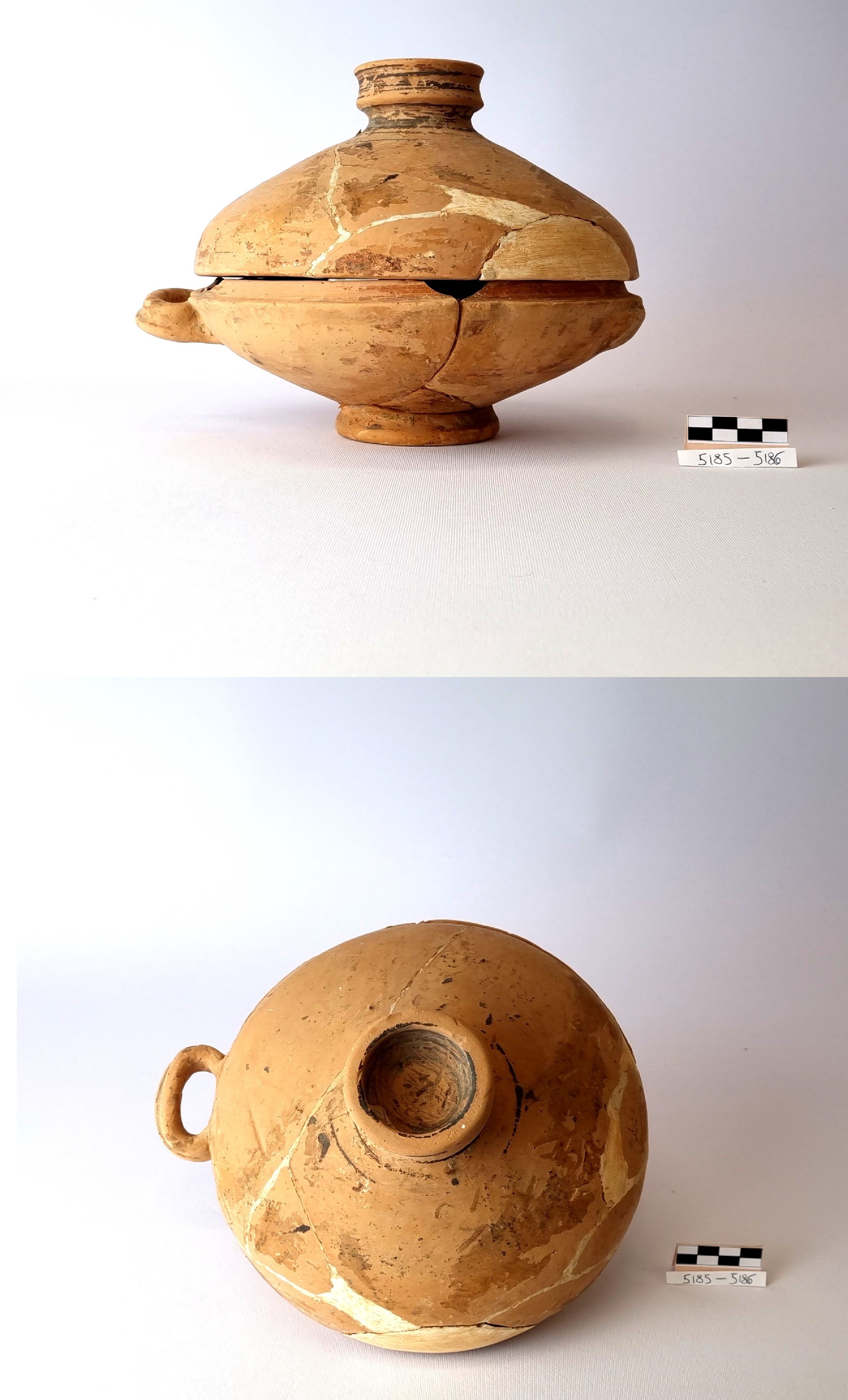 lekanis con coperchio - produzione locale (seconda metà sec. III a.C)