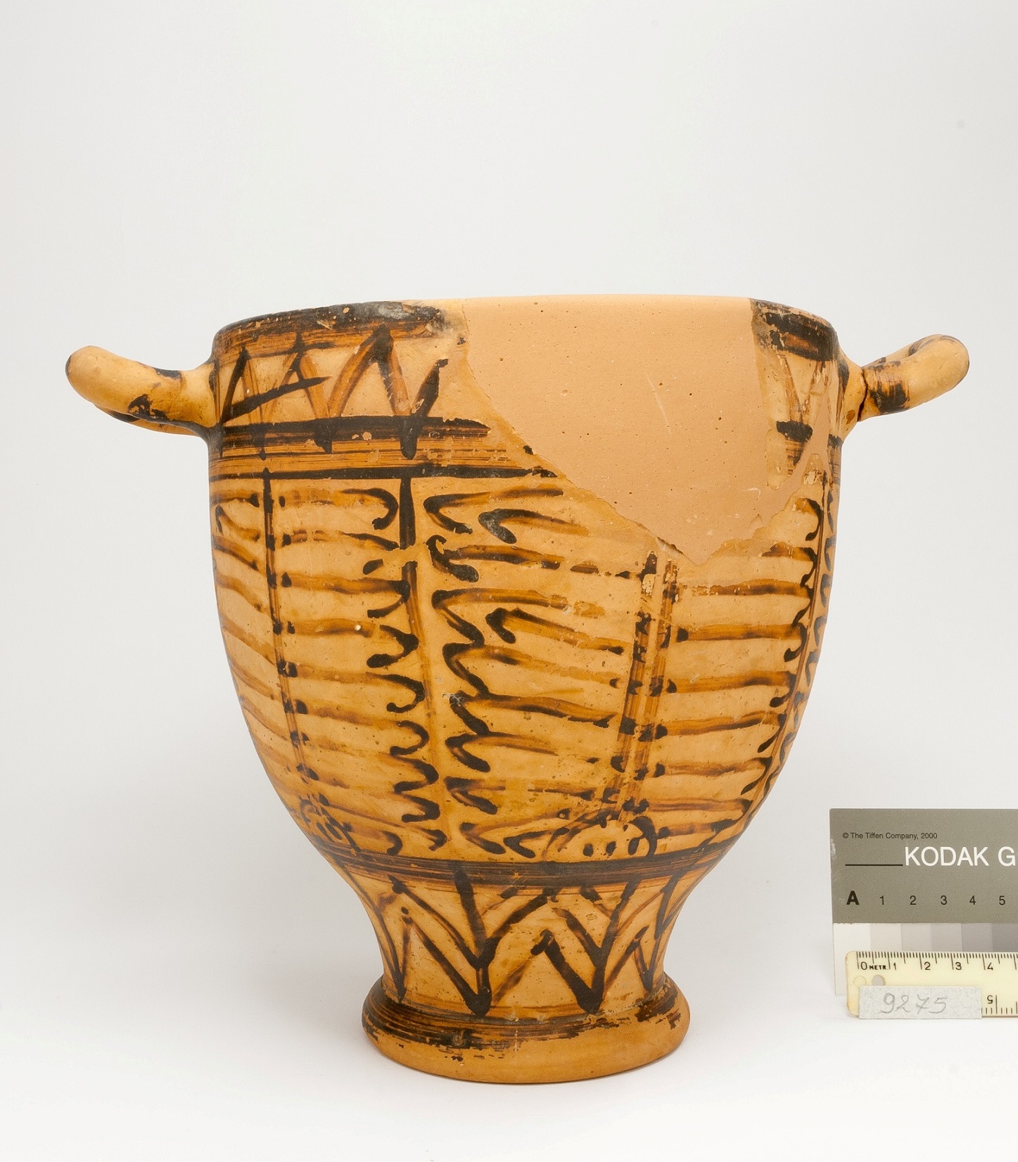 skyphos - produzione locale adriese (fine secc. IV/ III a.C)