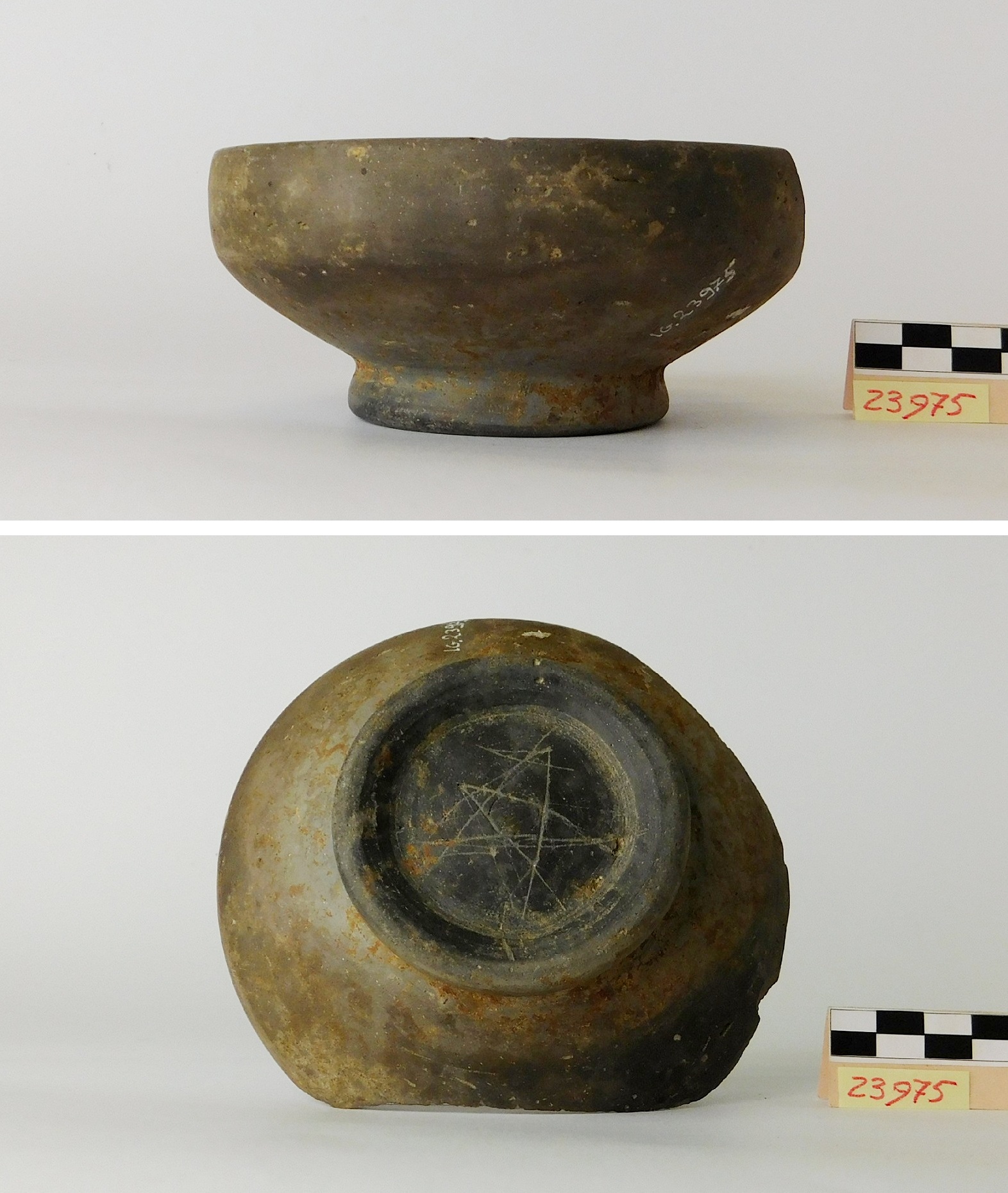 ciotola, Parrini, ciotole d'impasto buccheroide, tipo 1 - produzione locale (secc. VI/ V a.C)