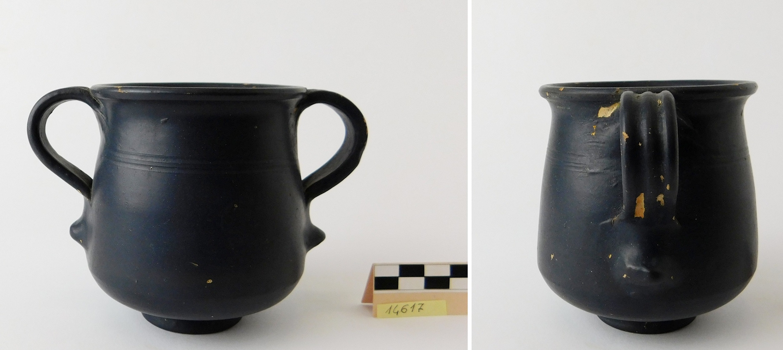 kantharos pelikoide, Pasquinucci, 10/ Morel 3451 - produzione volterrana (sec. II a.C)