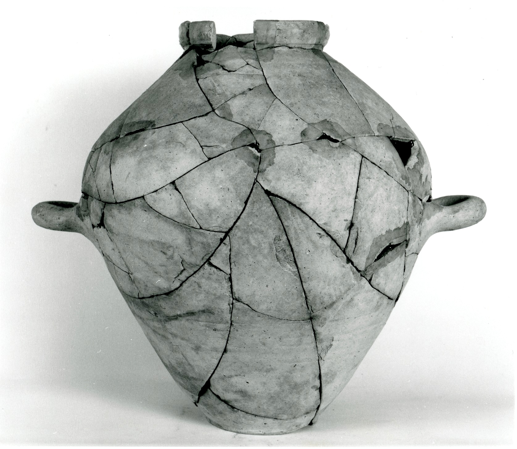 olla biansata - produzione locale (fine sec. III a.C)